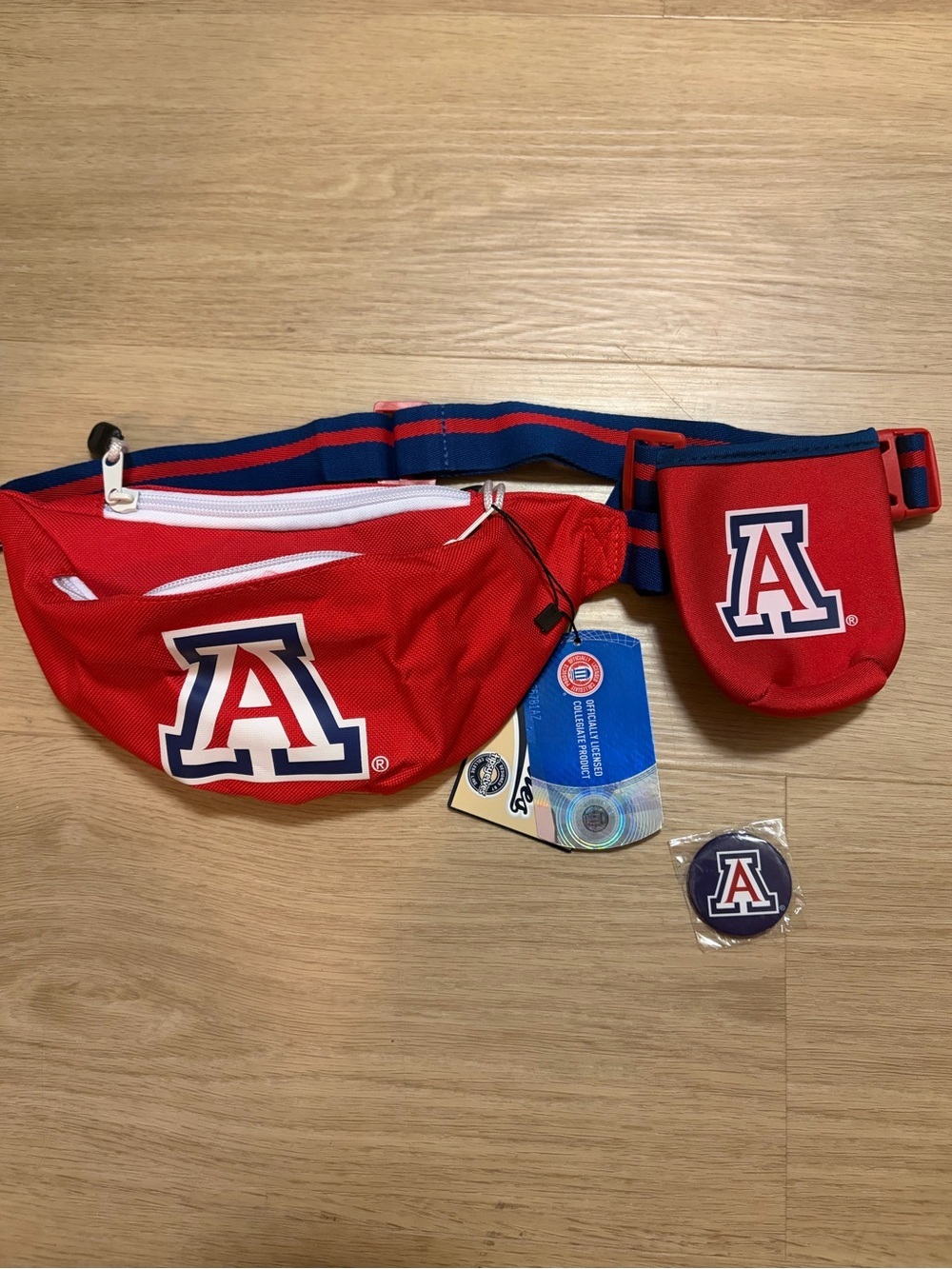 Tipsy Elves “University of Arizona” Fanny Pack with Drink Holder and Pin